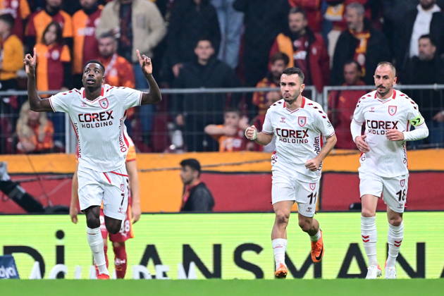 Galatasaray v Samsunspor - Turkish Super Lig ISTANBUL, TURKIYE - DECEMBER 5: Anthony Musaba (7) of Galatasaray celebrates after score a goal during Turkish Super Lig week 15 football match between Galatasaray and Samsunspor at RAMS Park in Istanbul, Turkiye on December 5, 2025. Abdulhamid Hosbas Anadolu Istanbul Turkey. Editorial use only. Please get in touch for any other usage. Copyright: x2025xAnadoluxAbdulhamidxHosbasx