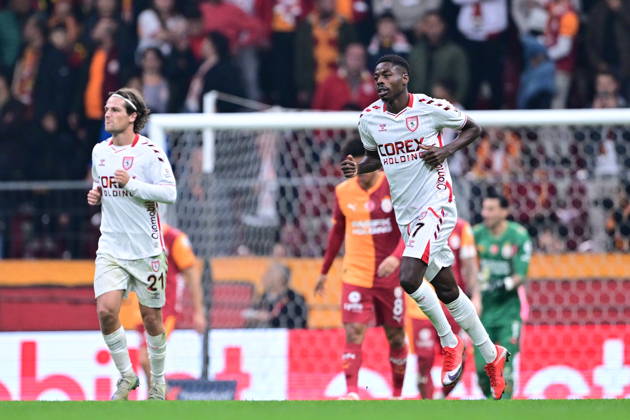Galatasaray v Samsunspor - Turkish Super Lig ISTANBUL, TURKIYE - DECEMBER 5: Anthony Musaba (7) of Galatasaray celebrates after score a goal during Turkish Super Lig week 15 football match between Galatasaray and Samsunspor at RAMS Park in Istanbul, Turkiye on December 5, 2025. Abdulhamid Hosbas Anadolu Istanbul Turkey. Editorial use only. Please get in touch for any other usage. Copyright: x2025xAnadoluxAbdulhamidxHosbasx