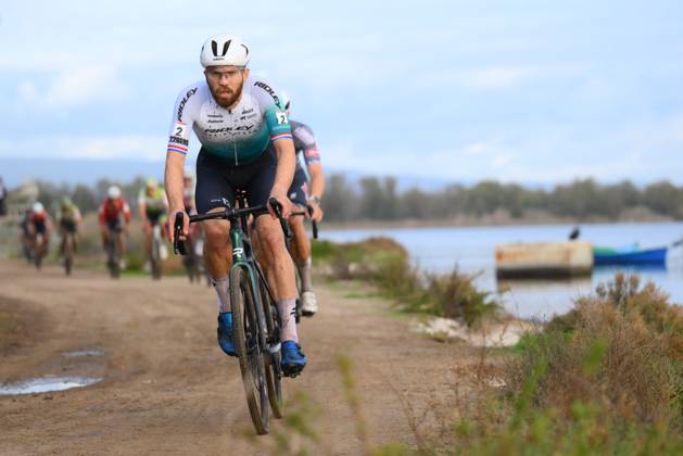 Dutch Joris Nieuwenhuis pictured in action during the men s elite race of the Cyclocross World Cup, in Terralba, Sardinia, Italy, Sunday 07 December 2025, stage 3 (out of 12) in the World Cup of the 2026-2027 season. DAVIDxPINTENS x147186364x