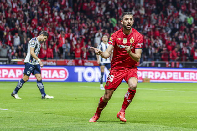 LIGA BBVA MX 2025 LIGA BBVA MX 2025 TOLUCA VS RAYADOS MONTERREY 06122025 TOLUCA, ESTADO DE MEXICO, MEXICO Action photo of Joao Dias 26 of Diablos Rojos del Toluca, during semifinal game of the Torneo de Apertura 2025 of the BBVA Liga MX, held at the Estadio Nemesio Diez of Toluca, Estado de Mexico against Rayados Monterrey Action photo of Joao Dias 26 of Diablos Rojos del Toluca, during semifinal game of the Torneo Apertura 2025 of the BBVA Liga MX, held at the Estadio Nemesio Diez of Toluca, Estado de Mexico against Rayados Monterrey IMAGENSHOP AGENCIA FOTOGRAFICA TOLUCA ESTADO DE MEXICO MEXICO Copyright: xIMAGENSHOPxAGENCIAxFOTOGRAFICAx