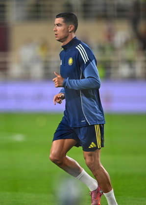 Al Nassr v Al Wahda - Friendly Match ABU DHABI, UNITED ARAB EMIRATES - DECEMBER 10: Cristiano Ronaldo of Al Nassr warms up before the friendly football match between Al Nassr and Al Wahda at Al Nahyan Stadium in Abu Dhabi, United Arab Emirates on December 10, 2025. Waleed Zein Anadolu Abu Dhabi United Arab Emirates. Editorial use only. Please get in touch for any other usage. Copyright: x2025xAnadoluxWaleedxZeinx