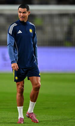 Al Nassr v Al Wahda - Friendly Match ABU DHABI, UNITED ARAB EMIRATES - DECEMBER 10: Cristiano Ronaldo of Al Nassr warms up before the friendly football match between Al Nassr and Al Wahda at Al Nahyan Stadium in Abu Dhabi, United Arab Emirates on December 10, 2025. Waleed Zein Anadolu Abu Dhabi United Arab Emirates. Editorial use only. Please get in touch for any other usage. Copyright: x2025xAnadoluxWaleedxZeinx
