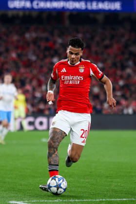 SL Benfica v Napoles FC - UEFA Champions League 2025 2026 Medio colombiano do Benfica, Richard Rios 20 durante a partida entre SL Benfica v Napoles FC, valida pela fase de Grupos da Uefa Champions League 2025 2026, no Estadio da Luz, Portugal (Foto de Diogo Faria Reis Avant Sports) Lisboa Estadio da Luz Portugal Copyright: xDiogoxFariaxReis AvantxSportsx