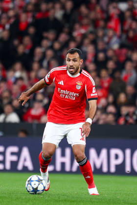 SL Benfica v Napoles FC - UEFA Champions League 2025 2026 Ponta de Lanca grego do Benfica, Vangelis Pavlidis durante a partida entre SL Benfica v Napoles FC, valida pela fase de Grupos da Uefa Champions League 2025 2026, no Estadio da Luz, Portugal (Foto de Diogo Faria Reis Avant Sports) Lisboa Estadio da Luz Portugal Copyright: xDiogoxFariaxReis AvantxSportsx