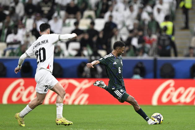 Palestine v Saudi Arabia - 2025 FIFA Arab Cup LUSAIL, QATAR - DECEMBER 11: Nasser Al Dawsari of Saudi Arabia in action during their 2025 FIFA Arab Cup quarterfinal match between Palestine and Saudi Arabia at Lusail Stadium in Lusail, Qatar on December 11, 2025. Stringer Anadolu Lusail Qatar. Editorial use only. Please get in touch for any other usage.  Copyright: x2025xAnadoluxStringerx