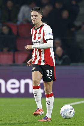 EINDHOVEN , 13-12-2025 , Philips stadium , season 2025 2026 , Dutch Eredivisie football , match between PSV and Heracles Almelo , final score 4-3 , picture shows PSV player Joey Veerman PSV - Heracles x200172046x Copyright:
