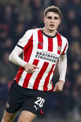 EINDHOVEN , 13-12-2025 , Philips stadium , season 2025 2026 , Dutch Eredivisie football , match between PSV and Heracles Almelo , final score 4-3 , picture shows PSV player Guus Til PSV - Heracles x200172058x Copyright: