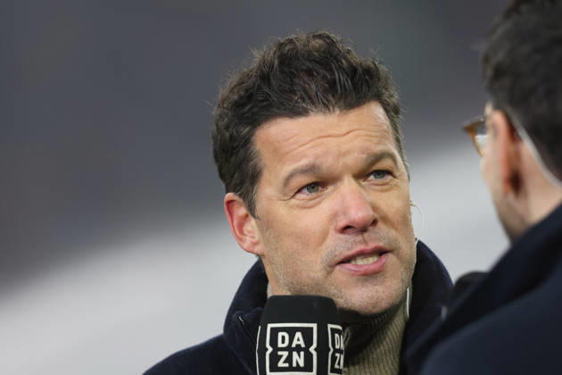 TV Expert, Michael Ballack DAZN Portrait, Portrait, Football 1 BL FC Bayern Munich 1 FSV Mainz 05 14 12 2025 Allianz Arena PHOTO Mladen Lackovic LakoPress
