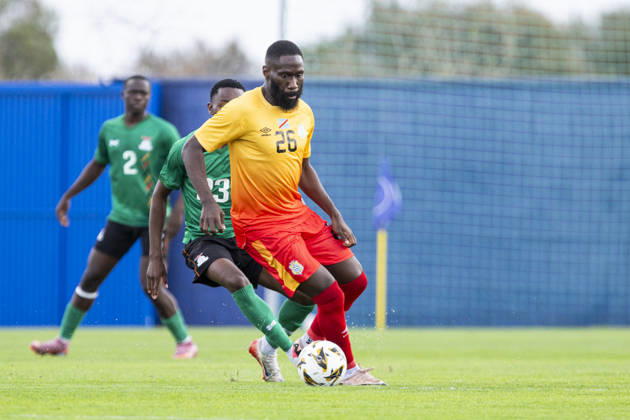 DR CONGO vs ZAMBIA, International Friendly, Länderspiel, Nationalmannschaft match ARTHUR MASUAKU, player for DR Congo, during the match, DR CONGO vs ZAMBIA, international friendly match, AFCON preparation, Pinatar Arena Football Center, San Pedro del Pinatar, Region of Murcia, Spain, December 16, 2025. San Pedro del Pinatar Pinatar Arena Football Center Region de Murcia Spain Copyright: xPascuxMÃ ndezx
