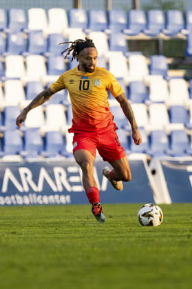 DR CONGO vs ZAMBIA, International Friendly, Länderspiel, Nationalmannschaft match THEO BONGONDA, midfielder for the DR Congo national team, Nationalteam during the match, DR CONGO vs ZAMBIA, international friendly match, AFCON preparation, Pinatar Arena Football Center, San Pedro del Pinatar, Region of Murcia, Spain, December 16, 2025. San Pedro del Pinatar Pinatar Arena Football Center Region de Murcia Spain Copyright: xPascuxMÃ ndezx