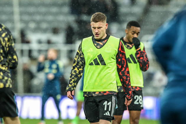 Carabao Cup Quarter Final Newcastle United v Fulham Harvey Barnes of Newcastle United in the pregame warmup session during the Carabao Cup Quarter Final match Newcastle United vs Fulham at St. James s Park, Newcastle, United Kingdom, 17th December 2025 (Photo by Alfie Cosgrove News Images) Newcastle St. James s Park Tyne and Wear United Kingdom Copyright: xAlfiexCosgrove NewsxImagesx