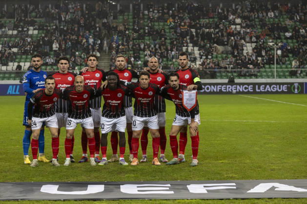 Legia Warszawa - Lincoln Red Imps 18.12.2025 football, Warsaw, UEFA Conference League game Legia Warszawa - Lincoln Red Imps (pilka nozna Liga Konferencji Europy ) image shows: team group, Mannschaftsbild, Totale photo Lincol Red Imps photo Katarzyna Plewczynska Fotostyk Copyright: xKatarzynaxPlewczynska Fotostykx 20251218FCTKP029