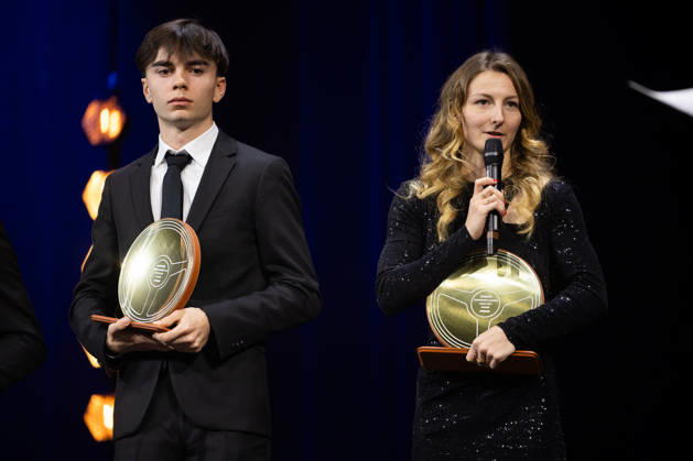 FFSA - LES TROPHEES DU AUTOMOBILE 2025 PIN Doriane, Championne F1 Academy, Volant d Or, portrait during Les Trophà es du Sport Automobile 2025 at Salle Pleyel, on December 18, 2025 in Paris, France - ParisFrance Copyright: xJULIENxDELFOSSEx