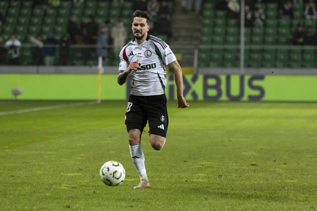 Legia Warszawa - Lincoln Red Imps 18.12.2025 football, Warsaw, UEFA Conference League game Legia Warszawa - Lincoln Red Imps (pilka nozna Liga Konferencji Europy ) image shows: Petar Stojanovic photo Katarzyna Plewczynska Fotostyk Copyright: xKatarzynaxPlewczynska Fotostykx 20251218FCTKP150