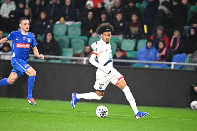 jangeal mathis FOOT COUPE DE FRANCE 2025 FONTENAY LE COMTE PSG 0 4 STADE DE LA BEAUJOIRE NANTES FRANCE 20 12 2025 LAHALLE PIERRE NANTES STADE DE LA BEAUJOIRE France GermanyxJapanxUKxFrancexBelgiumxOUT Copyright: xLAHALLExPIERREx