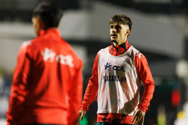 Dinis Pinto seen during Liga Portugal game between teams of CF Estrela Amadora and Moreirense FC (Maciej Rogowski Ball Raw Images) Amadora Estadio Jose Gomes Portugal Copyright: xMaciejxRogowskix maciejrogowski_estrela_moreirense_2526-033
