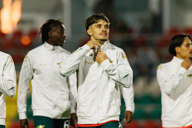 Dinis Pinto seen during Liga Portugal game between teams of CF Estrela Amadora and Moreirense FC (Maciej Rogowski Ball Raw Images) Amadora Estadio Jose Gomes Portugal Copyright: xMaciejxRogowskix maciejrogowski_estrela_moreirense_2526-145