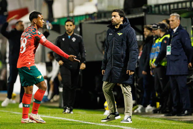 Vasco Botelho da Costa seen during Liga Portugal game between teams of CF Estrela Amadora and Moreirense FC (Maciej Rogowski Ball Raw Images) Amadora Estadio Jose Gomes Portugal Copyright: xMaciejxRogowskix maciejrogowski_estrela_moreirense_2526-193