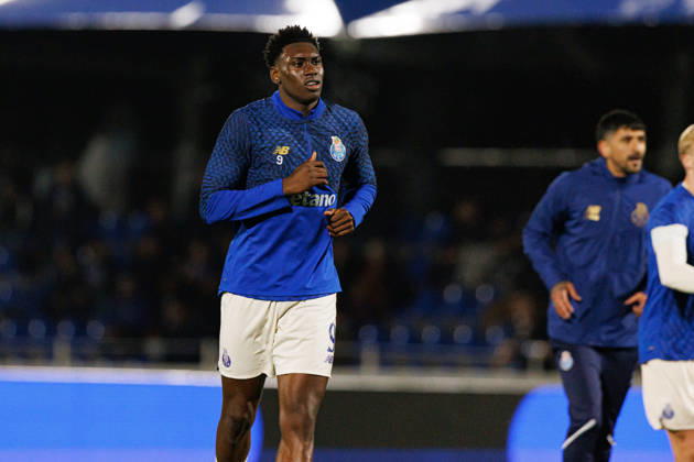 Samu Aghehowa seen during Liga Portugal game between teams of FC Alverca and FC Porto (Maciej Rogowski Ball Raw Images) Alverca Complexo Desportivo Alverca Portugal Copyright: xMaciejxRogowskix maciejrogowski_alverca_fcporto_2526-0727