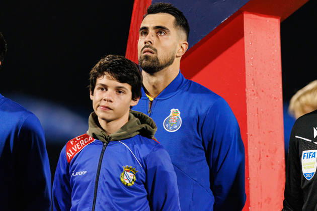 Diogo Costa seen during Liga Portugal game between teams of FC Alverca and FC Porto (Maciej Rogowski Ball Raw Images) Alverca Complexo Desportivo Alverca Portugal Copyright: xMaciejxRogowskix maciejrogowski_alverca_fcporto_2526-0783