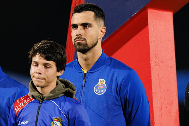Diogo Costa seen during Liga Portugal game between teams of FC Alverca and FC Porto (Maciej Rogowski Ball Raw Images) Alverca Complexo Desportivo Alverca Portugal Copyright: xMaciejxRogowskix maciejrogowski_alverca_fcporto_2526-0787