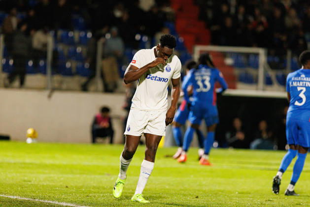 Samu Aghehowa seen during Liga Portugal game between teams of FC Alverca and FC Porto (Maciej Rogowski Ball Raw Images) Alverca Complexo Desportivo Alverca Portugal Copyright: xMaciejxRogowskix maciejrogowski_alverca_fcporto_2526-0817