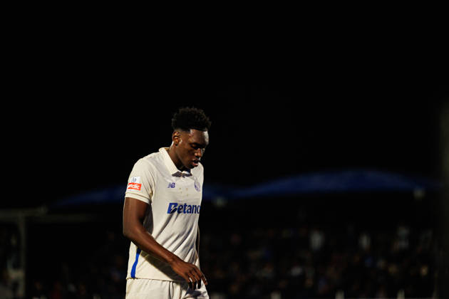 Samu Aghehowa seen during Liga Portugal game between teams of FC Alverca and FC Porto (Maciej Rogowski Ball Raw Images) Alverca Complexo Desportivo Alverca Portugal Copyright: xMaciejxRogowskix maciejrogowski_alverca_fcporto_2526-1008