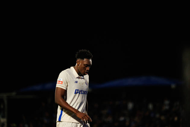 Samu Aghehowa seen during Liga Portugal game between teams of FC Alverca and FC Porto (Maciej Rogowski Ball Raw Images) Alverca Complexo Desportivo Alverca Portugal Copyright: xMaciejxRogowskix maciejrogowski_alverca_fcporto_2526-1009