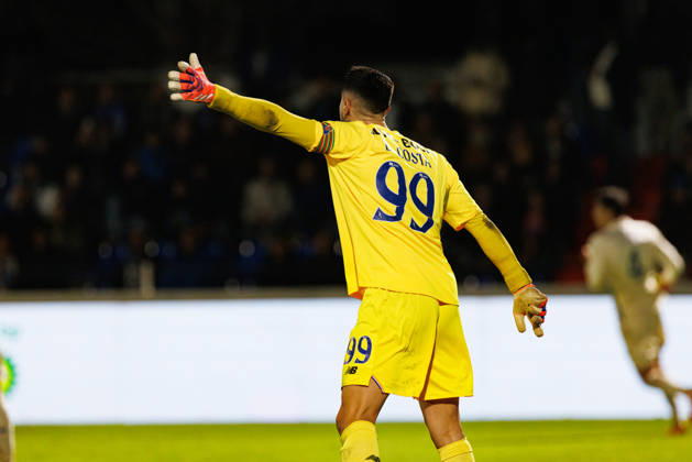 Diogo Costa seen during Liga Portugal game between teams of FC Alverca and FC Porto (Maciej Rogowski Ball Raw Images) Alverca Complexo Desportivo Alverca Portugal Copyright: xMaciejxRogowskix maciejrogowski_alverca_fcporto_2526-1130