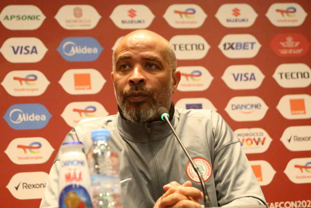 FES, MOROCCO - DECEMBER 26: Coach Eric Chelle of Nigeria during the Africa Cup of Nations (AFCON) press conference, PK, Pressekonferenz between Nigeria and Tunisia on December 26, 2025 at Complexe Sportif De Stade, Morocco. Photo by Gani Yusuf Copyright: xx