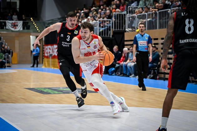 Barmer 2 Basketball Bundesliga ProA Rheinstars Köln vs Bayer Giants Leverkusen, 27 12 2025 Haris Hujic RheinStarsKöln 10 , Barmer 2 Basketball Bundesliga ProA Rheinstars Köln vs Bayer Giants Leverkusen on 27 12 2025 at the Castello Düsseldorf in Düsseldorf Nordrhein Westfalen Copyright: xBEAUTIFULxSPORTS Mueller-Laschetx