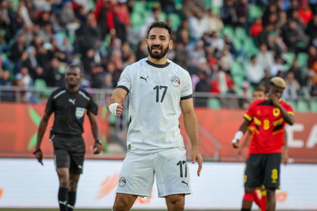 Soccer Africa Cup 2025, Preliminary Round 3 Matchday Angola vs Egypt CAF Africa Cup of Nations AFCON , Stadium Agadir Agadir, Morocco Mohanad Lasheen Egypt, 17 Copyright: xAmiirxAmedjouax