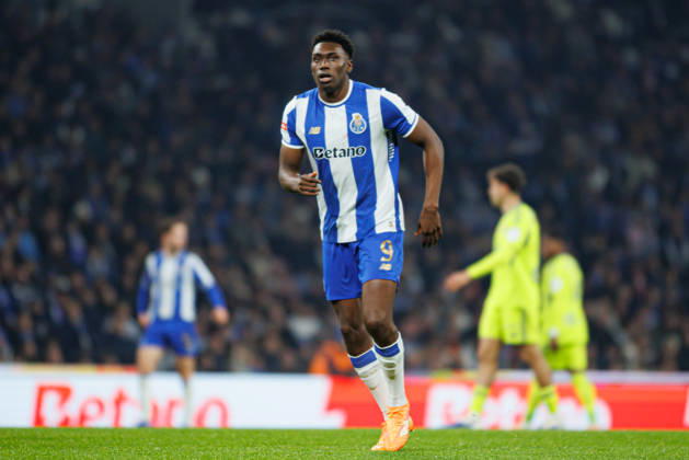 Samu Aghehowa seen during Liga Portugal game between teams of FC Porto and AVS Futebol SAD at Estadio do Dragao (Rodrigo Moreira RSM Press Ball Raw images) Porto Estadio do Dragao Portugal Copyright: xRodrigoxMoreirax rodrigomoreira_fcporto_avs_2526-13