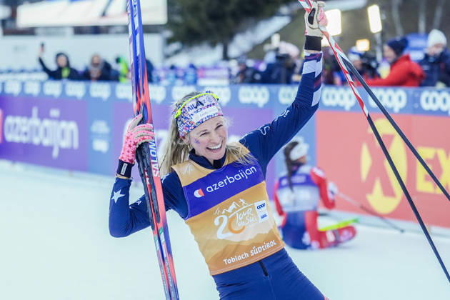 Ski Tour 2025 26 Stage 4 Toblach, Italy 20251231 USA s Jessie Diggins after the 5 km heat free technique for women in Toblach Photo Terje Pedersen NTB Toblach Italy EDITORIAL USE ONLY RESTRICTED USE FOR BETTING COMPANIES Copyright: xTerjexPedersenx xNTBx