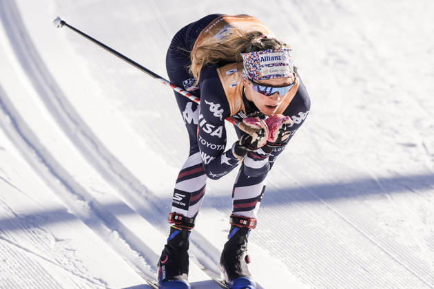 Ski Tour 2025 26 Stage 4 Toblach, Italy 20260101 USA s Jessie Diggins in the women s 20 km pursuit classic in the Tour de ski Photo Terje Pedersen NTB Toblach Italy EDITORIAL USE ONLY RESTRICTED USE FOR BETTING COMPANIES Copyright: xTerjexPedersenx xNTBx