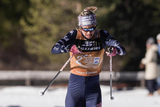 Ski Tour 2025 26 Stage 4 Toblach, Italy 20260101 USA s Jessie Diggins during the women s 20 km pursuit classic in the Tour de ski Photo Terje Pedersen NTB Toblach Italy EDITORIAL USE ONLY RESTRICTED USE FOR BETTING COMPANIES Copyright: xTerjexPedersenx xNTBx