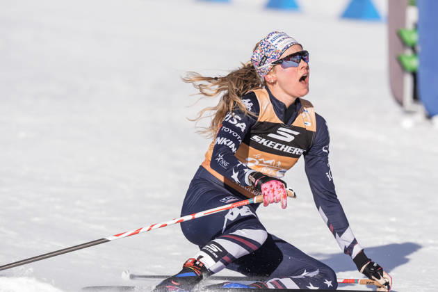 Ski Tour 2025 26 Stage 4 Toblach, Italy 20260101 USA s Jessie Diggins finishes after 20 km pursuit start classic for women in Tour de ski Photo Terje Pedersen NTB Toblach Italy EDITORIAL USE ONLY RESTRICTED USE FOR BETTING COMPANIES Copyright: xTerjexPedersenx xNTBx