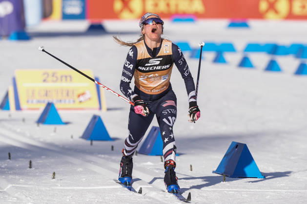Ski Tour 2025 26 Stage 4 Toblach, Italy 20260101 USA s Jessie Diggins finishes after 20 km pursuit start classic for women in Tour de ski Photo Terje Pedersen NTB Toblach Italy EDITORIAL USE ONLY RESTRICTED USE FOR BETTING COMPANIES Copyright: xTerjexPedersenx xNTBx