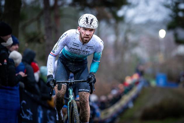 Dutch Joris Nieuwenhuis pictured in action during the men s elite race of the GP Sven Nys cyclocross cycling event on Thursday 01 January 2026 in Baal, stage 6 8 in the X2O Badkamers Trofee Veldrijden competition. DAVIDxPINTENS x152831596x