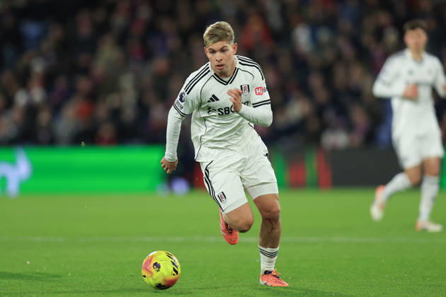 Crystal Palace v Fulham, Premier League Fulham midfielder Emile Smith Rowe (32) during the Premier League match between Crystal Palace and Fulham at Selhurst Park, London, UK on 1 January 2026. London Selhurst Park Greater London UK Editorial use only DataCo restrictions apply See www.football-dataco.com , Copyright: xSimonxRoex PSI-23503-0071