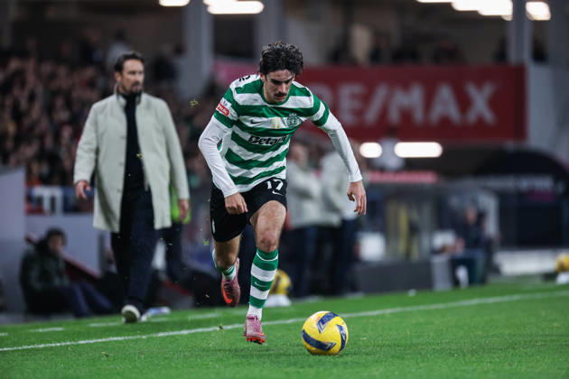 Francisco Trincao (Sporting CP) in action during the match between Gil Vicente FC and Sporting CP, valid for Liga Portugal Betclic 2025 2026 at Estadio Cidade de Barcelos on 2 January 2026. Barcelos Estadio Cidade de Barcelos Barcelos Portugal Copyright: xIMAGOx xPRIMExSPORTSxIMAGESx xFILIPExOLIVEIRAx