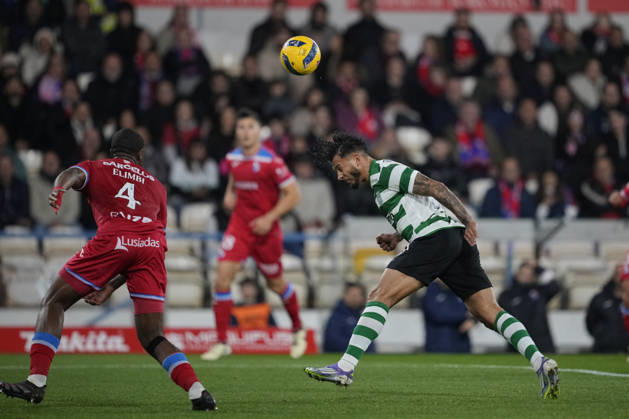 Gil Vicente FC v Sporting CP - Liga Portugal BETCLIC 25 26 - 17 Jornada Luiz Suarez do Sporting CP durante partida entre Gil Vicente FC v Sporting CP valida pela Liga Portugal BETCLIC 25 26 - 17 Jornada no Estadio Cidade de Barcelos, Barcelos, Portugal (Foto de Pedro Loureiro Avant Sports) Barcelos Estadio Cidade de Barcelos Portugal Copyright: xPedroxLoureiro AvantxSportsx