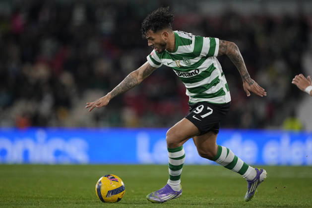 Gil Vicente FC v Sporting CP - Liga Portugal BETCLIC 25 26 - 17 Jornada Luiz Suarez do Sporting CP durante partida entre Gil Vicente FC v Sporting CP valida pela Liga Portugal BETCLIC 25 26 - 17 Jornada no Estadio Cidade de Barcelos, Barcelos, Portugal (Foto de Pedro Loureiro Avant Sports) Barcelos Estadio Cidade de Barcelos Portugal Copyright: xPedroxLoureiro AvantxSportsx
