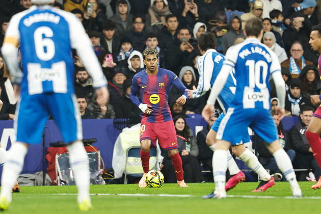 Lamine Yamal (Barcelona), JANUARY 3, 2026 - Football Soccer : Spanish LaLiga EA Sports match between RCD Espanyol de Barcelona - FC Barcelona, Barca at the RCDE Stadium in Barcelona, Spain. Noxthirdxpartyxsales aflo_315039487