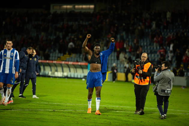 Samu Aghehowa seen during Liga Portugal game between CD Santa Clara and FC Porto (Pedro Rosa Ball Raw Images) Ponta Delgada Estadio de Sao Miguel Portugal Copyright: xPedroxRosax pedrorosa_santaclara_fcporto_2526-14