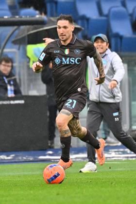 Foto IPP Felice De Martino Roma 04 01 2026 Calcio Campionato serie A 2025-2026 Lazio - Napoli Nella foto: Matteo Politano Italy Photo Press World Copyright Roma italy Italia ITALY Copyright: xR4924_italyphotopressx