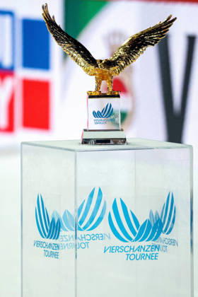 Bischofshofen, Austria 05 January 2026 74 Four Hills Tournament Bischofshofen 2025 2026 Qualification In the picture The Golden Tournament Eagle Paul Außerleitner Ski Jump Copyright: xFotostandx xHettichx