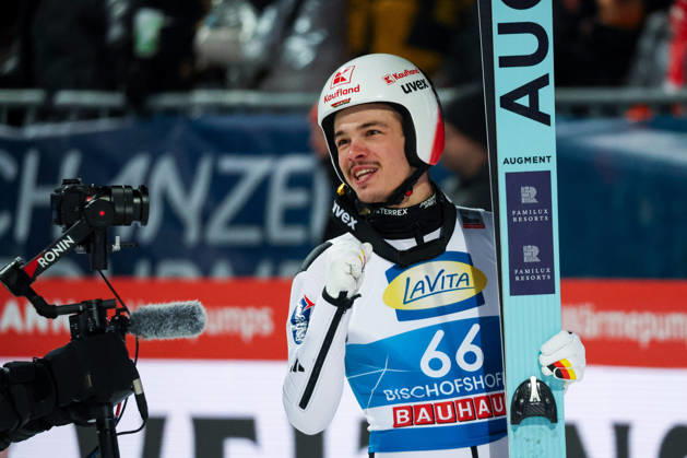 Bischofshofen, Austria 05 January 2026 74 Four Hills Tournament Bischofshofen 2025 2026 Qualification In the picture Raimund Philipp SC Oberstdorf Paul Außerleitner Ski jump Copyright: xFotostandx xHettichx