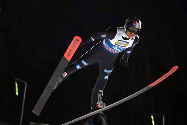 Bischofshofen, Austria 05 January 2026 74 Four Hills Tournament Bischofshofen 2025 2026 Qualification In the picture Andreas Wellinger SC Ruhpolding Paul Außerleitner Ski jump Copyright: xFotostandx xHettichx