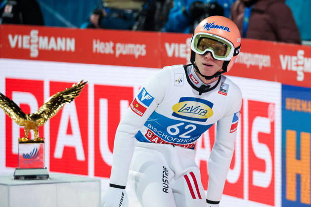 Bischofshofen, Austria 05 January 2026 74 Four Hills Tournament Bischofshofen 2025 2026 Qualification In the picture Jan Hörl Hoerl SC Bischofshofen AUT Paul Außerleitner ski jump Copyright: xFotostandx xHettichx
